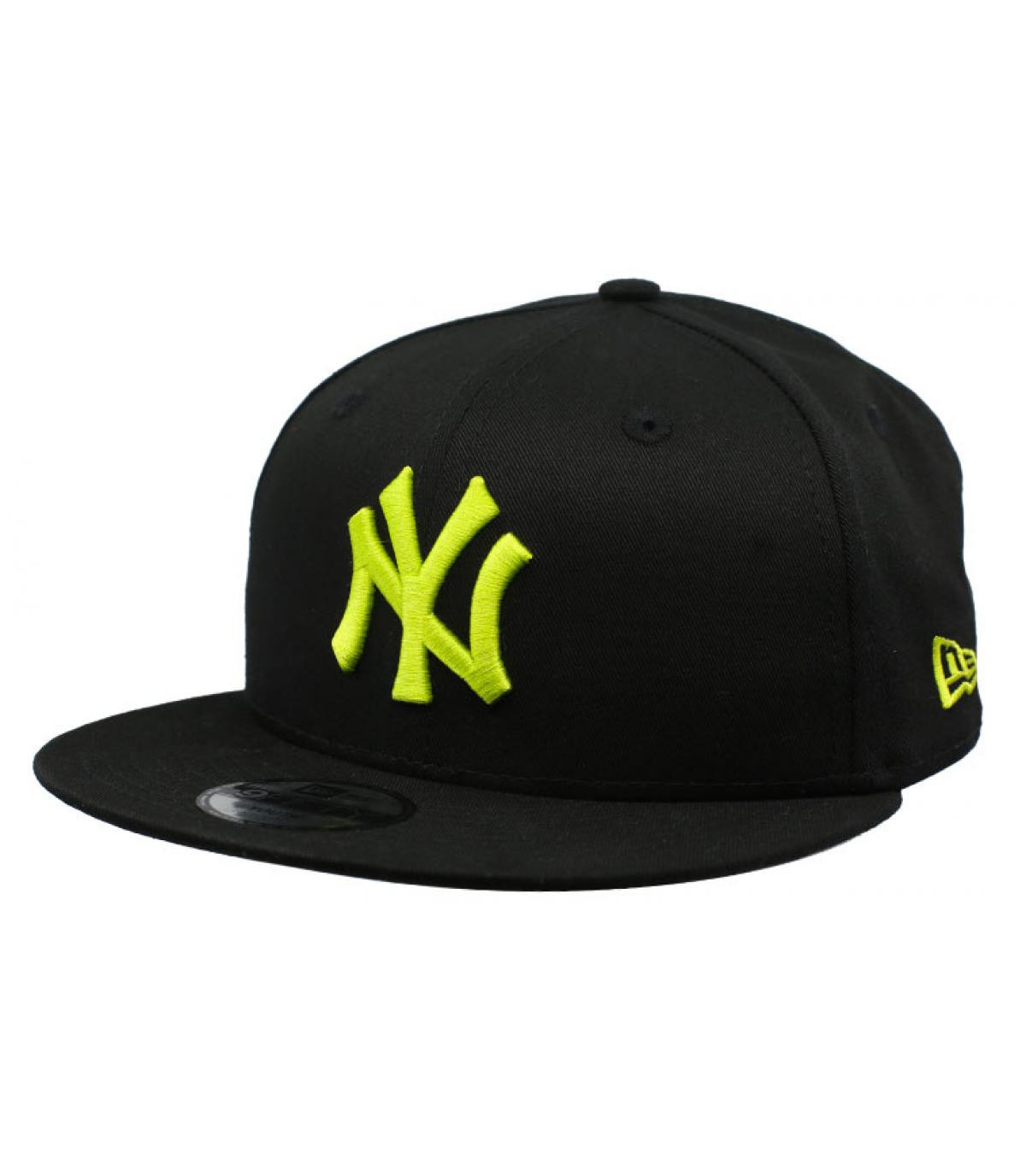 Snapback Kids League Ess NY 9Fifty black cyber yellow New Era